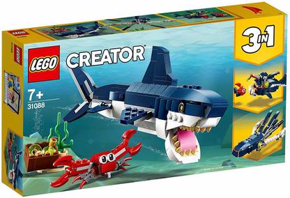 LEGO Creator Deep Sea Creatures Building Blocks For Kids (230 Pcs)31088