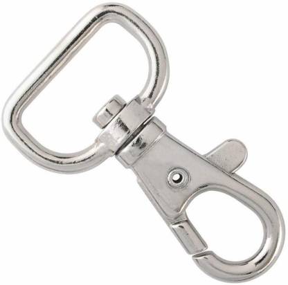 50X Metal Loster Claw Clasps Snap Hook 0.9" Nickel Plated Keychain Lanyard