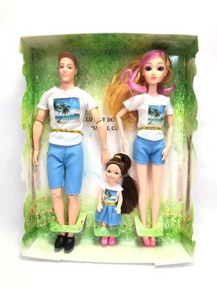 Mubco Ken & Baby Doll | Family Doll Set | Movable Body Parts