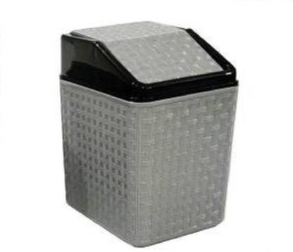 SINDHUSALES Small Table Dustbin / Desk Dustbin with attached lid Plastic Dustbin Plastic Dustbin