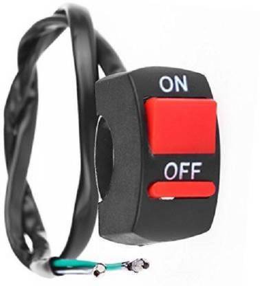 Grab Them All GTA’s Handlebar ON/OFF Universal Switch for Bike, Hazard Switch, Light Switch, 15 A Two Way Electrical Switch