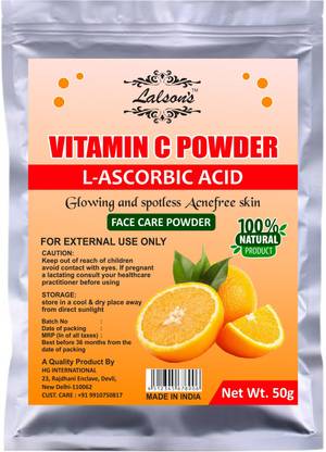 Lalson's Vitamin C Powder (L-Ascorbic Acid) For Use in Serums and Cosmetic Formulations