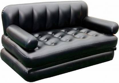 SHOPPOBUY 5 in 1 Inflatable air sofa NA 3 Seater Inflatable Sofa