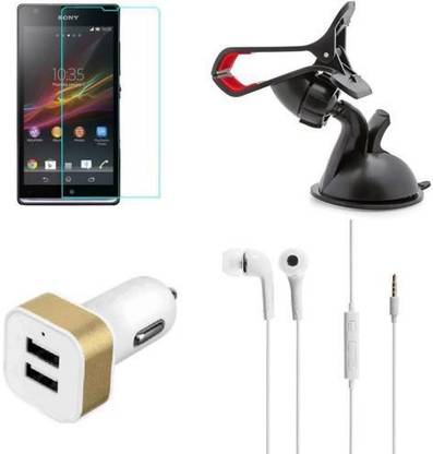 PHONICZ RETAILS Screen Protector Accessory Combo for Sony Xperia SP