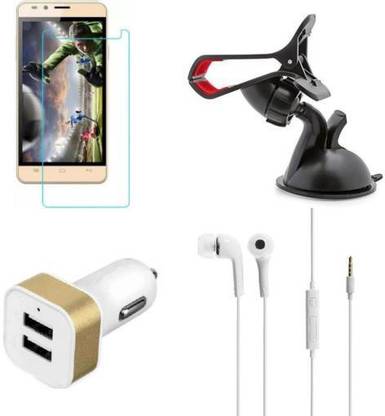 Mudshi Screen Protector Accessory Combo for Intex Aqua Jewel 2