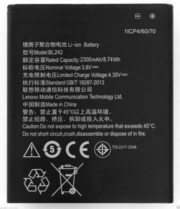 Affinik Mobile Battery For  For Lenovo A6000 Plus and A6000 Lenovo A6000 Plus and A6000
