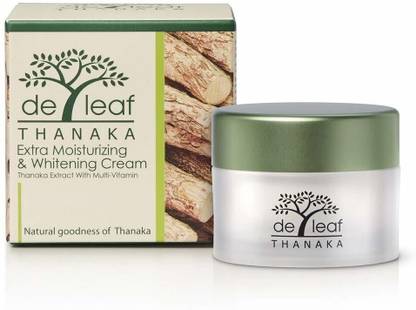 DE LEAF THANAKA Moisturizing & Whitening Cream Extract with Multi-vitamin