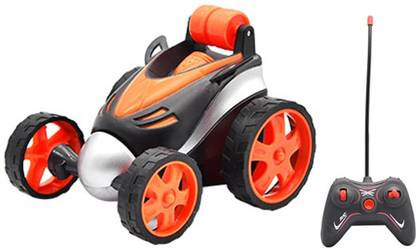 KidsBazaar Mini Remote Control Car Tumbling Stunt Dump Truck Electric Wireless RC Cars Rolling Rotating Wheel Vehicle Toy for Children Gift