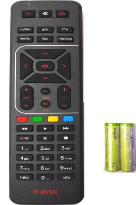 Airtel Digital TV Remote Original SD/HD/HD Recording Compatible airtel Remote Controller