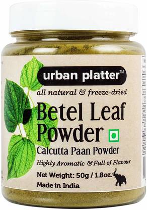 urban platter Betel Leaf (Calcutta Paan) Powder, 50g [All Natural, Freeze-Dried & Full of Flavour]