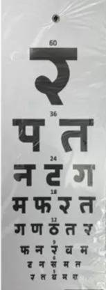 Dr care eye chart Vision Test Chart