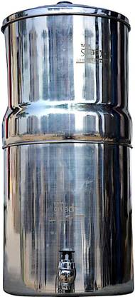 टाटा स्वच STEEL WATER PURIFIER 20 L ग्रैविटी बेस्ड + UF वॉटर प्यूरीफायर