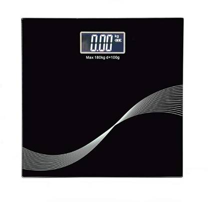 KASHUJ 6 mm Automatic Personal Digital Weight Machine With Large LCD Display and 4 Sensor Technology For Accurate Weight Measurement Weighing Scale