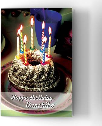 Abaronee Happy Birthday Vanshika HDC001 Greeting Card