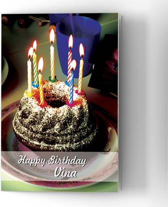 Abaronee Happy Birthday Vina HDC001 Greeting Card