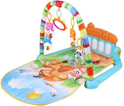 hatke dukan Baby Activity Gym Piano for Kids Rug Educational Puzzle Carpet with Piano Keyboard and Cute Animal Play Mat Crawling Play Mat Toys