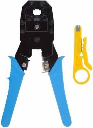 Pitambara Cable Wire Cutter Stripper Plier 3 In 1 Modular Crimping Tool Manual Crimper