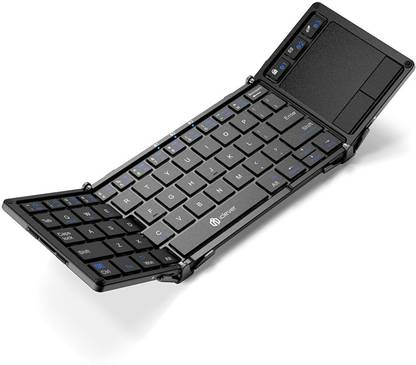 khushi enterprise IC-BK08 Bluetooth Standard Multi-device Keyboard Compatible with Desktop, Laptop, Mac