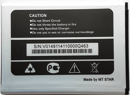 MT STAR Mobile Battery For  Micromax Canvas 5 Lite Q463 ( ACBIR20M03 )