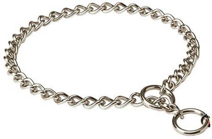 chullbull pet products Dog Chocke Chain Collar 63 cm Medium For All Dogs 63 cm Dog Chain Leash