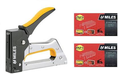 Miles TS-623 Gun Tracker with 23/8 H Pins Cordless  Stapler