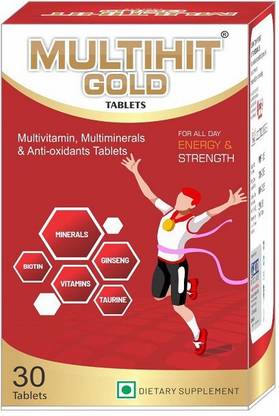 MULTIHIT GOLD - Multivitamins , Multiminerals and Anti-Oxidant tablets