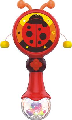 SYGA Rattle Drum - with Lights and Music Early Education Toy_LeadyBird Rattle