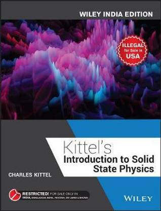 Kittel's Introduction to Solid State Physics 1 Edition