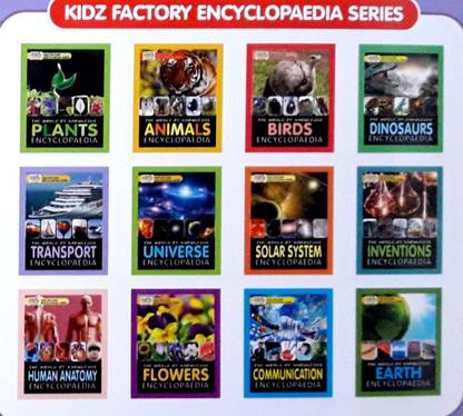 Set Of 12 Books Children Encyclopedia