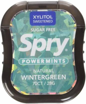 Xlear Inc Spry Xylitol EXtra Strong Power Mints Wintergreen 70 Mint(S) Wintergreen Chewing Gum