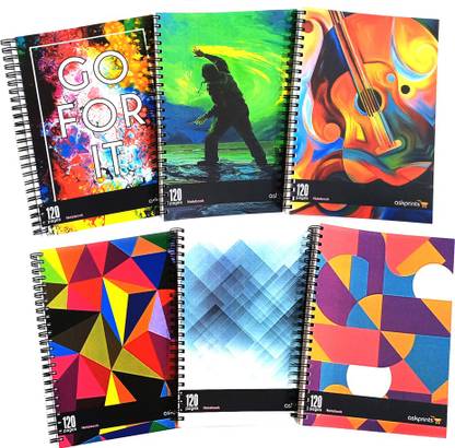 Askprints Go for it A5 Notebook ruled 120 Pages