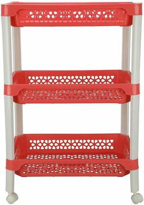 N H Enterprise Fruits/Vegetables Kitchen Rack Plastic