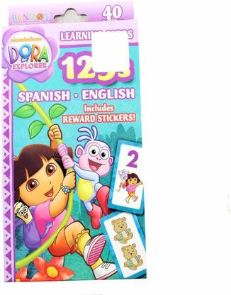 Bendon Publishing Dora 123 Spanish/English Learning Flash Cards