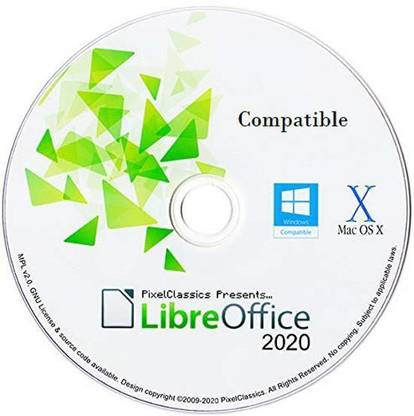 COMPATIBLE Libre Office 2016 2020 Home - Student Professional & Business With Microsoft Office - DVD CD Software for PC Windows 10 8.1 8 7 Vista XP 32 & 64 Bit, Mac OS X and Linux