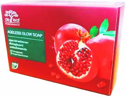 De Leaf Pomegranate Ageless Glow Soap