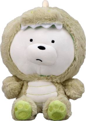 We Bare Bears Ice Bear with Dinosour Onesie Plush 25 cm  - 25 cm