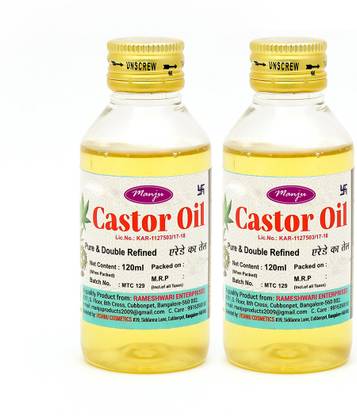 मंजू कैस्टर ऑइल Castor Oil Pure & Double Refined 2
