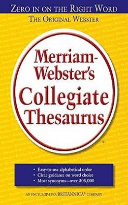 Merriam-Webster’s Collegiate Thesaurus