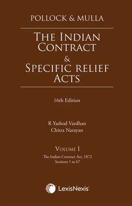 The Indian Contract and Specific Relief Acts Set of 2 16 Edition