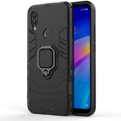Alwin Back Cover for Redmi Y3 (Shockproof/Rugged Armor Case with Built in Ring Stand)