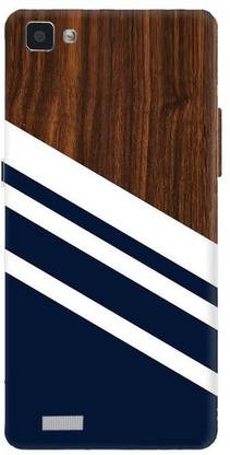 Trends Youth Back Cover for Vivo V1 Wooden Slice Blue Designer Printed Mobile Cover for Vivo V1