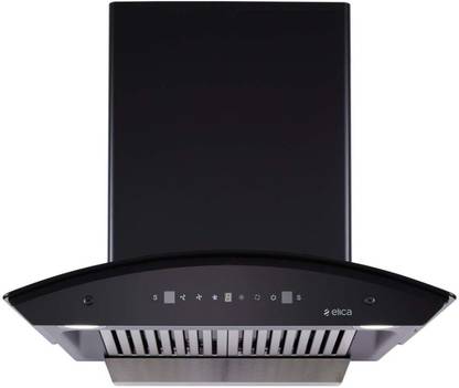 Elica TBC HAC TOUCH BF 60 MS NERO with Installation Kit Included Auto Clean Wall Mounted Black 1200 CMH Chimney