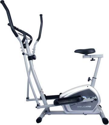 WELCARE WC6044 Elliptical with LCD, Hand Pulse, Adjustable Seat Anti Slip Pedal Home Use Cross Trainer