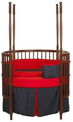 BabyDoll Bedding Round Crib Bedding Set