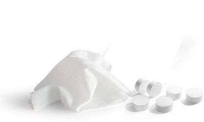 ReBuy Magic Tablet Napkin Compressed, Coin, Wet,Tissue Paper,Magic Coin Tablet Tissue Napkin White balls ..