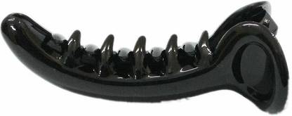 S Mark banana big size glossy clips pack of 3 black Banana Clip