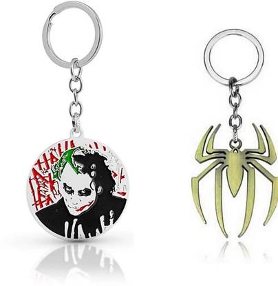 jocker joker & spider combo keychain Key Chain