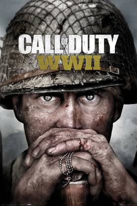 Call of Duty: WWII Poster 12x18 size Paper Print (18 inch X 12 inch, Rolled)Wall Poster Without Frame. Photographic Paper