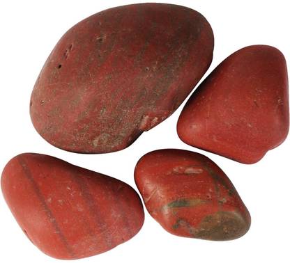 Aurra Stores 100 % Original & Natural Red Agate Raw Rough With JGL Lab Certified Decorative Showpiece  -  2 cm