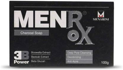 MENARINI Menrox Charcoal Soap